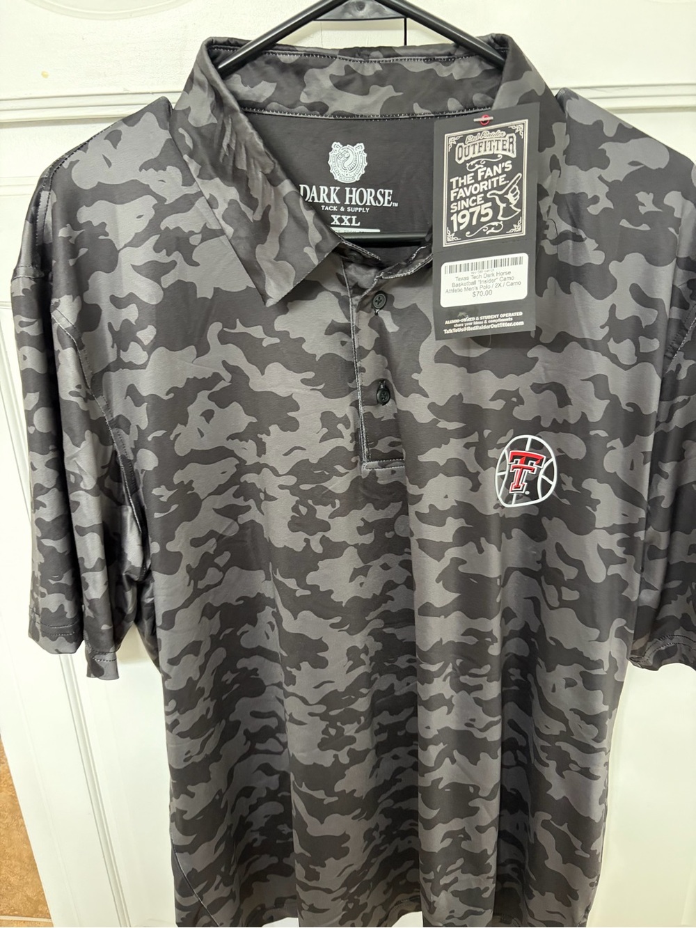 Men's Texas Tech Dark Horse Polo